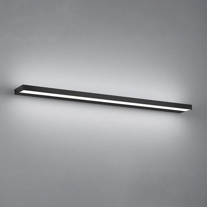 LED Wandlampe Slate IP44 Schwarz