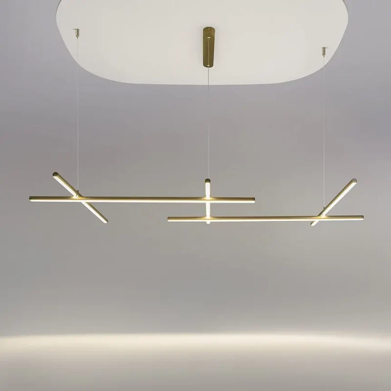 Pendelleuchte – Goldfarbenes Aluminium, 80 W Leistung, Warmweiß, 73,5 cm Breite - Radiance | Maytoni