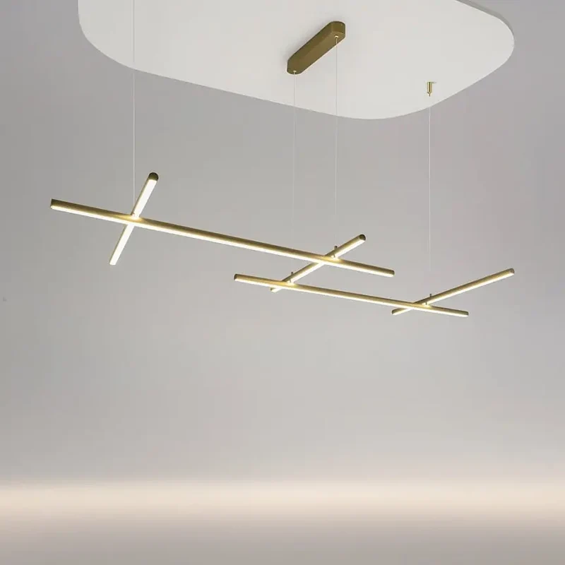 Pendelleuchte – Goldfarbenes Aluminium, 80 W Leistung, Warmweiß, 73,5 cm Breite - Radiance | Maytoni