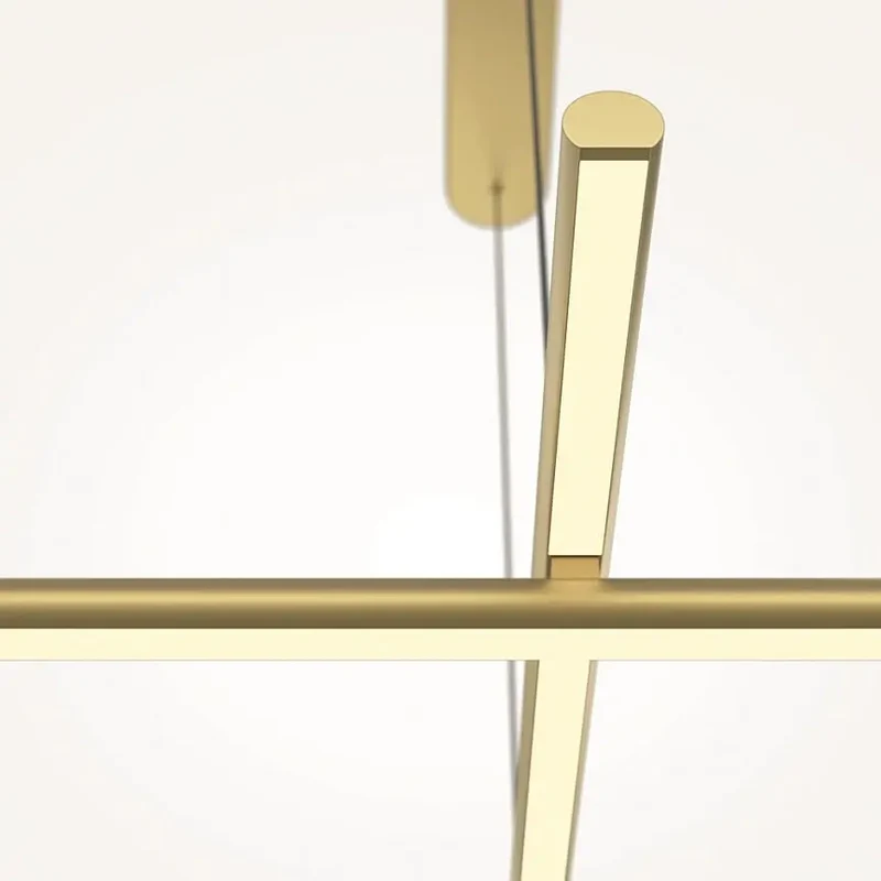 Pendelleuchte – Goldfarbenes Aluminium, 80 W Leistung, Warmweiß, 73,5 cm Breite - Radiance | Maytoni