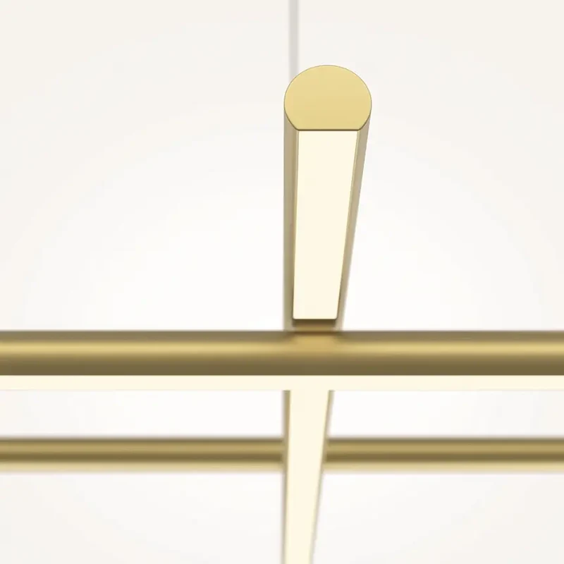 Pendelleuchte – Goldfarbenes Aluminium, 80 W Leistung, Warmweiß, 80 cm Breite - Radiance | Maytoni
