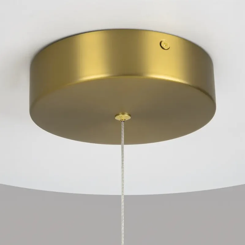 Pendelleuchte – Goldfarbenes Aluminium, 80 W Leistung, Warmweiß, 80 cm Breite - Radiance | Maytoni