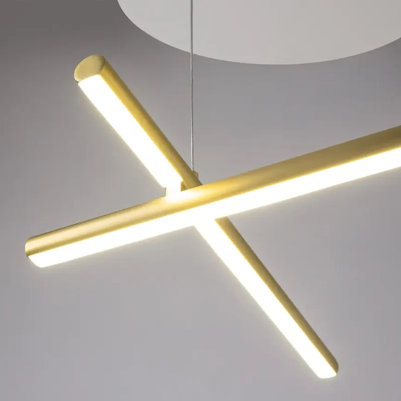 Pendelleuchte – Goldfarbenes Aluminium, 50 W Leistung, Warmweiß, 54,3 cm Breite - Radiance | Maytoni