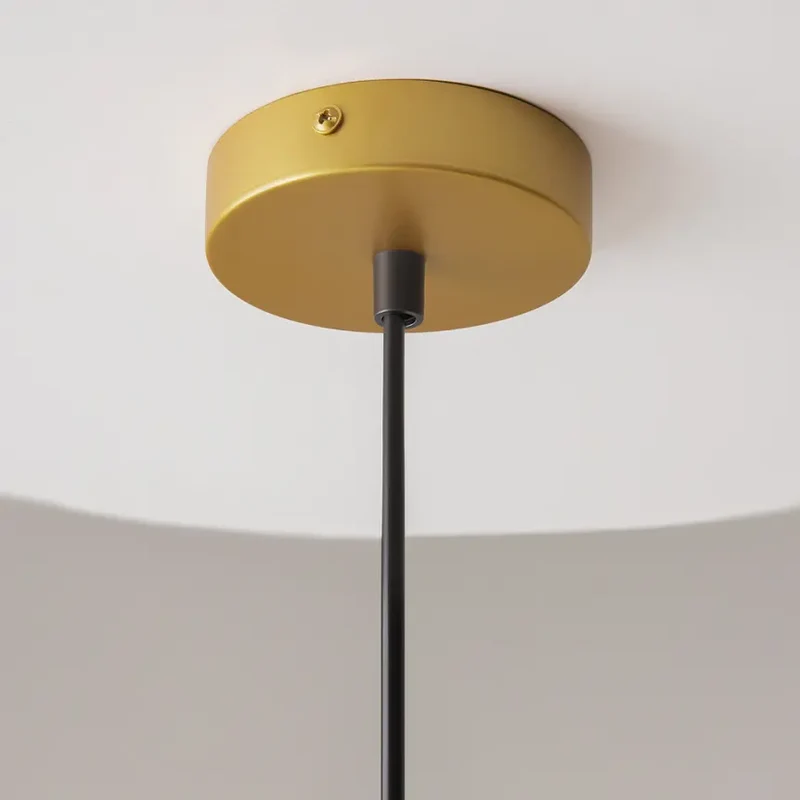 Pendelleuchte – Gold Finish, Metall-Glasgehäuse, 60 W, Ø15 cm - Telford | Maytoni