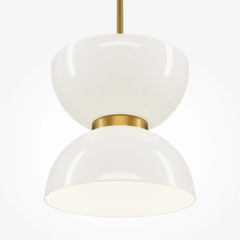 Pendelleuchte – Goldfarbenes Metall, 11 W Leistung, Warmweiß, 350 cm Höhe - Kyoto | Maytoni