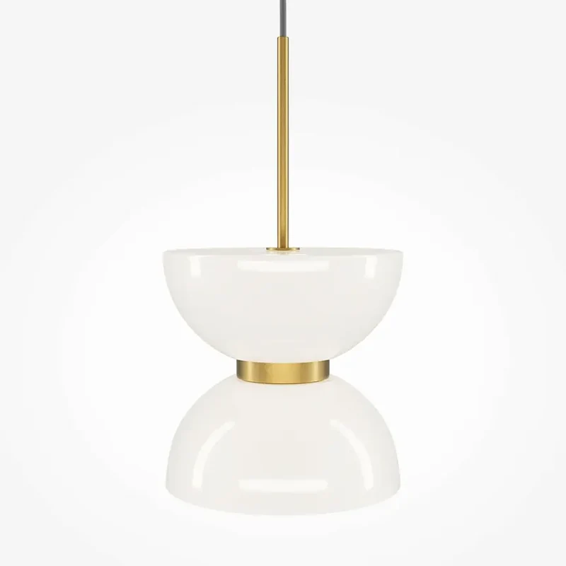 Pendelleuchte – Goldfarbenes Metall, 11 W Leistung, Warmweiß, 350 cm Höhe - Kyoto | Maytoni