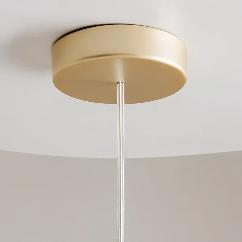 Pendelleuchte – Goldfarbenes Metall-Marmor, 28 W Leistung, G9 Fassung, 336,5 cm Höhe - Kyoto | Maytoni
