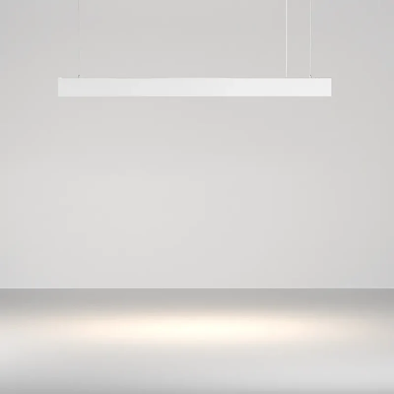 Pendelleuchte – Weißes Aluminium, Einstellbares Weißlicht, 158 cm Höhe - Basis | Maytoni