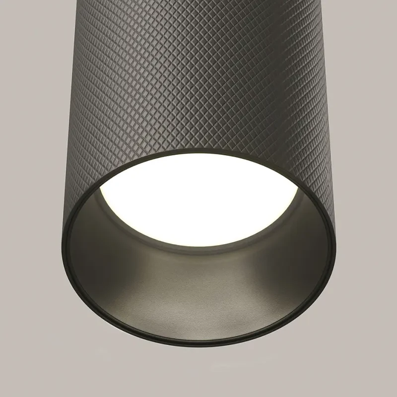 Pendelleuchte – Schwarzes Finish, Aluminium Gehäuse, GU10 Fassung - Artisan | Maytoni
