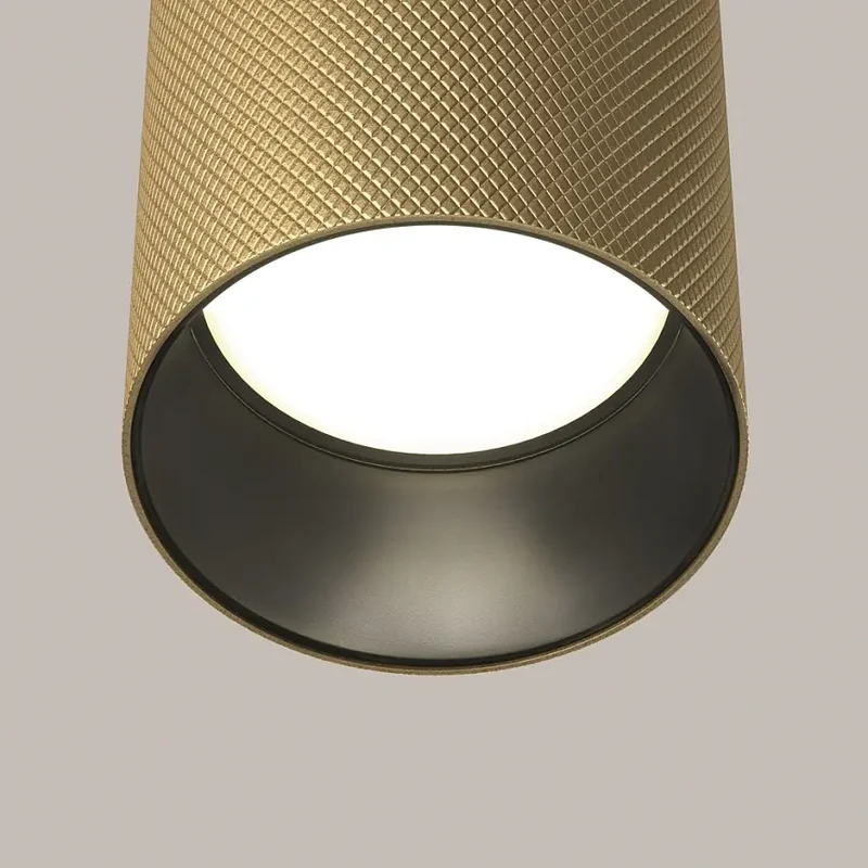 Pendelleuchte – Mattgold Finish, Aluminium Gehäuse, GU10 Fassung - Artisan | Maytoni