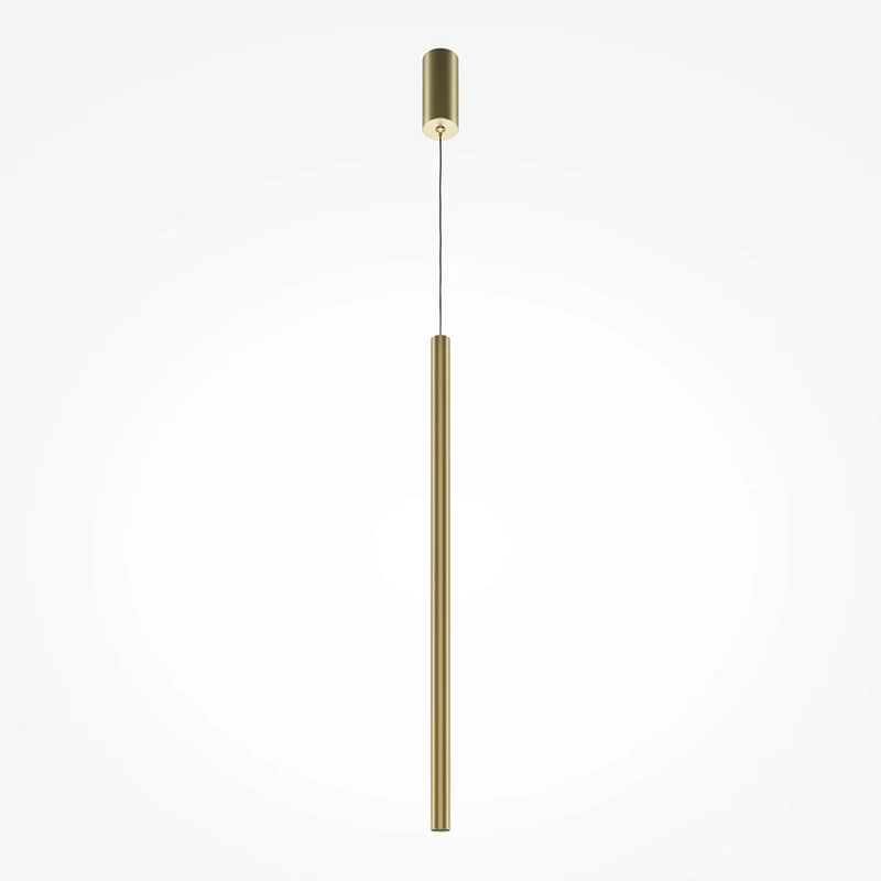 Pendelleuchte – Goldenes Aluminium, 6 W Leistung, Neutralweiß, Ø3 cm - Pro Extra | Maytoni