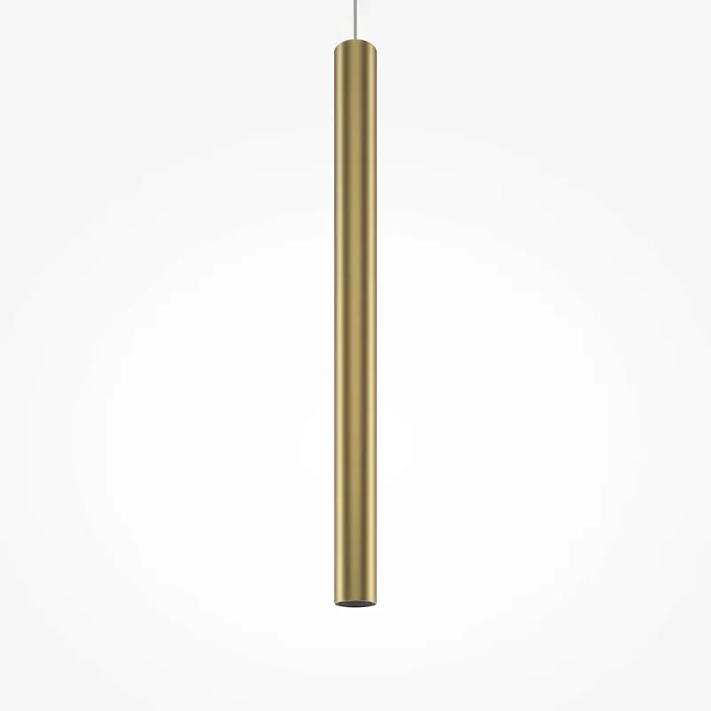 Pendelleuchte – Goldenes Aluminium, 6 W Leistung, Neutralweiß, Ø3 cm - Pro Base | Maytoni