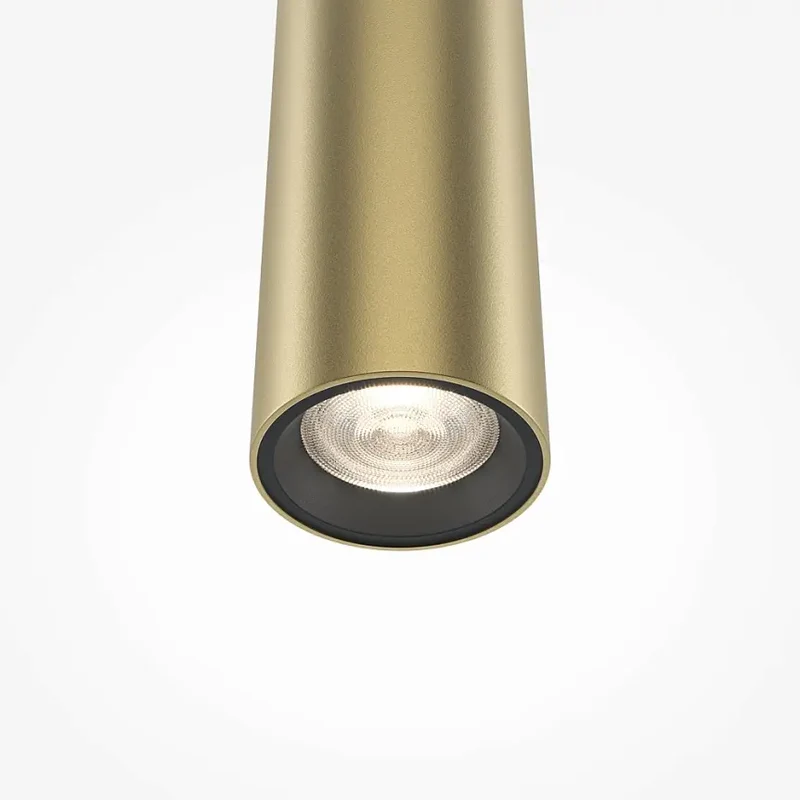 Pendelleuchte – Goldenes Aluminium, 6 W Leistung, Neutralweiß, Ø3 cm - Pro Base | Maytoni