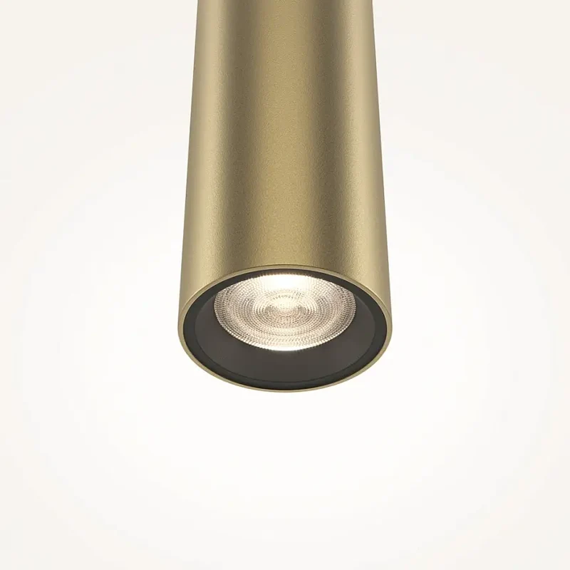 Pendelleuchte – Goldenes Aluminium, 6 W Leistung, Neutralweiß, Ø3 cm - Pro Base | Maytoni