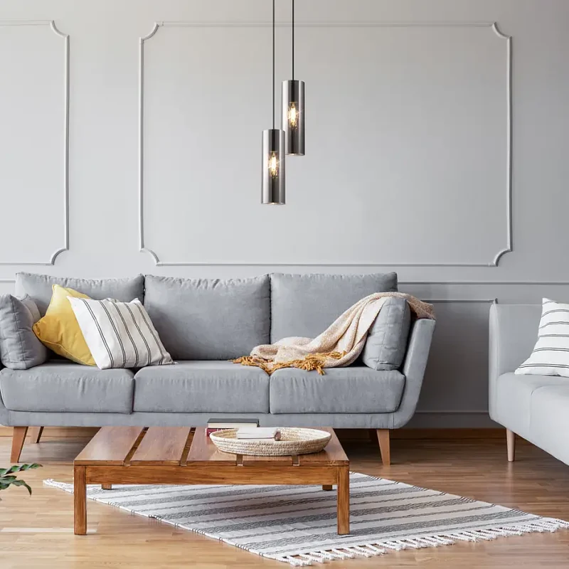 Pendelleuchte – Chromfarbenes Metall, 1× E14 Fassung, 40 W Leistung, Glasschirm - Gioia | Maytoni