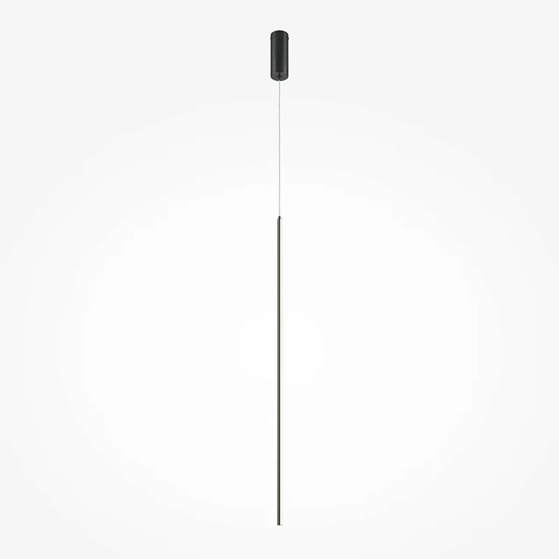 Pendelleuchte – Schwarzes Aluminium, 15 W Leistung, IP20 Schutzart, 415,0 cm Höhe - Halo | Maytoni