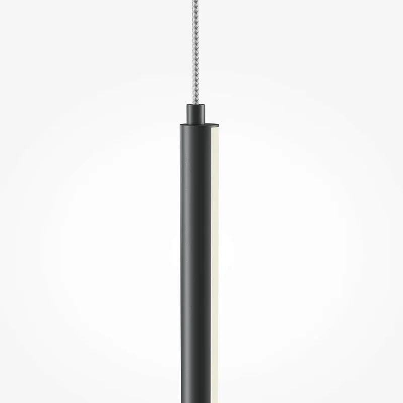 Pendelleuchte – Schwarzes Aluminium, 15 W Leistung, IP20 Schutzart, 415,0 cm Höhe - Halo | Maytoni