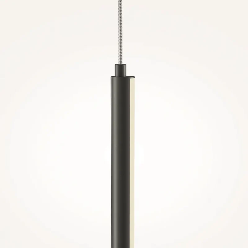Pendelleuchte – Schwarzes Aluminium, 15 W Leistung, IP20 Schutzart, 415,0 cm Höhe - Halo | Maytoni