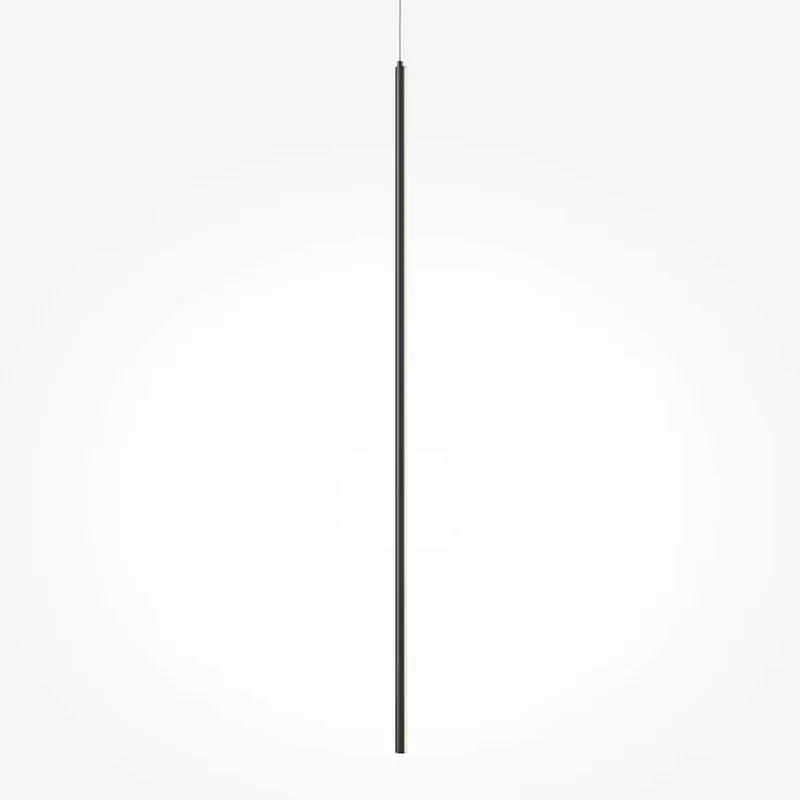 Pendelleuchte – Schwarzes Aluminium, 15 W Leistung, IP20 Schutzart, 415,0 cm Höhe - Halo | Maytoni