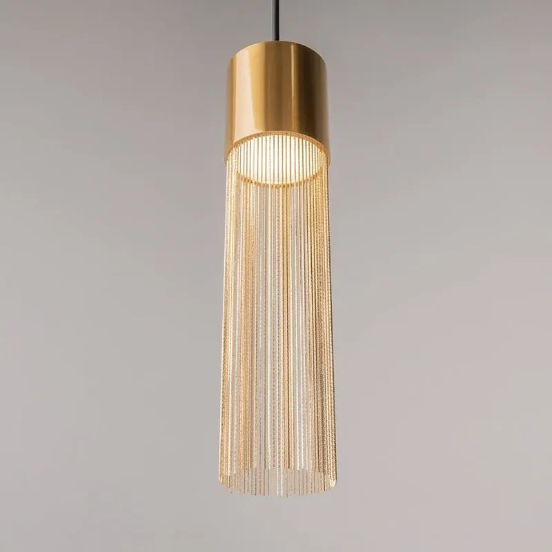 Pendelleuchte – Goldenes Metall, IP20 Schutz, Warmweiß, 132 cm Höhe - Imaginary | Maytoni