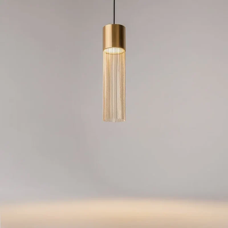Pendelleuchte – Goldenes Metall, IP20 Schutz, Warmweiß, 132 cm Höhe - Imaginary | Maytoni