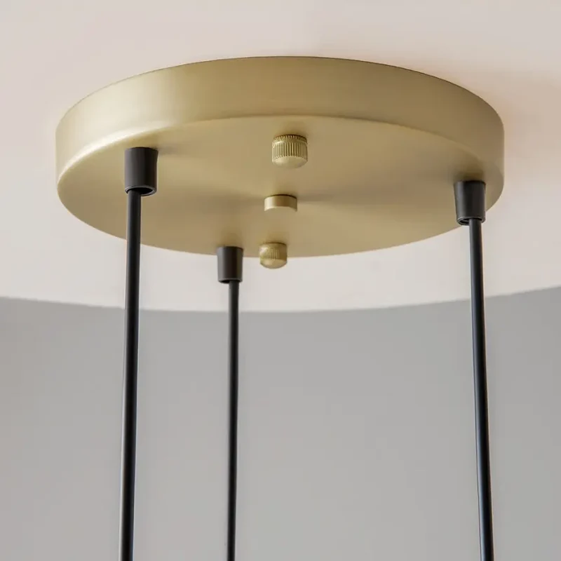Pendelleuchte – Gold Finish, Aluminium Gehäuse, 6 Lichtquellen - Vision | Maytoni