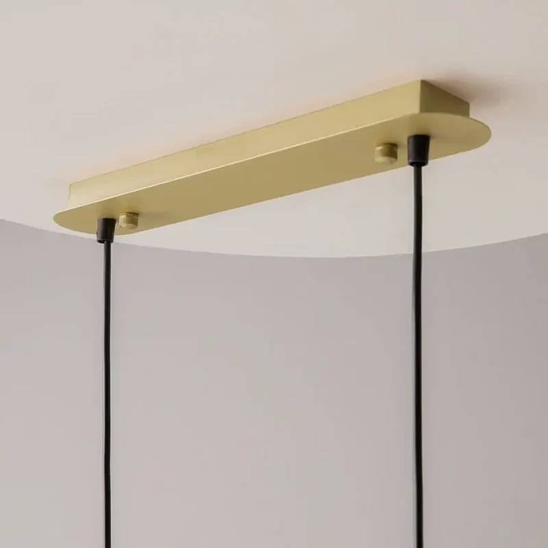 Pendelleuchte – Gold Finish, Aluminium Gehäuse, 3 Lichtquellen - Vision | Maytoni