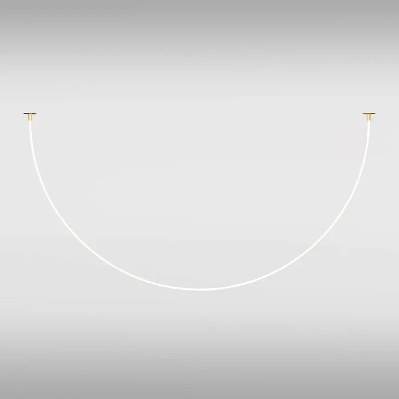 Pendelleuchte – Gold Finish, 40W Leistung, Warmweiß, 400 cm Länge - Tau | Maytoni