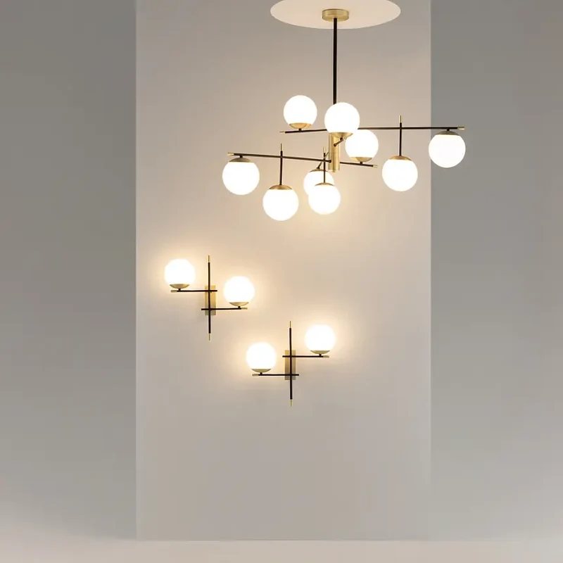 Pendelleuchte – Schwarzes Metall, Glasschirme, 6× E14, Ø100 cm - Nostalgia | Maytoni