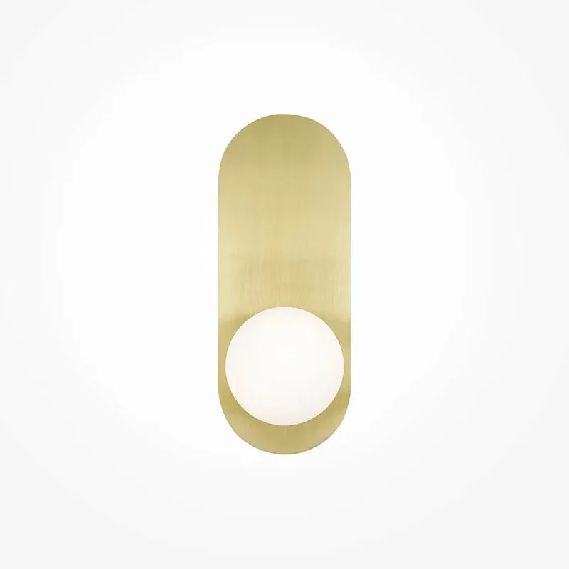 Wandleuchte – Gold Metall, Glas Kugel, G9 Lichtquelle - Bao | Maytoni