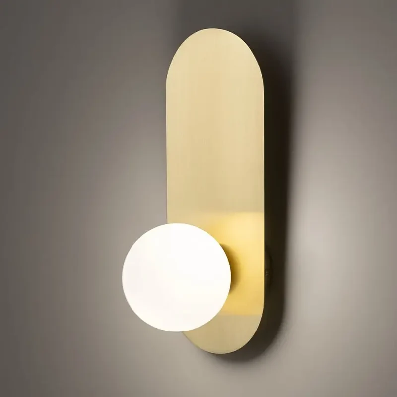 Wandleuchte – Gold Metall, Glas Kugel, G9 Lichtquelle - Bao | Maytoni