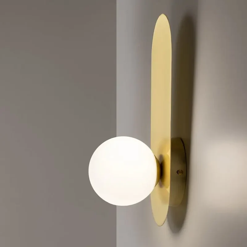 Wandleuchte – Gold Metall, Glas Kugel, G9 Lichtquelle - Bao | Maytoni