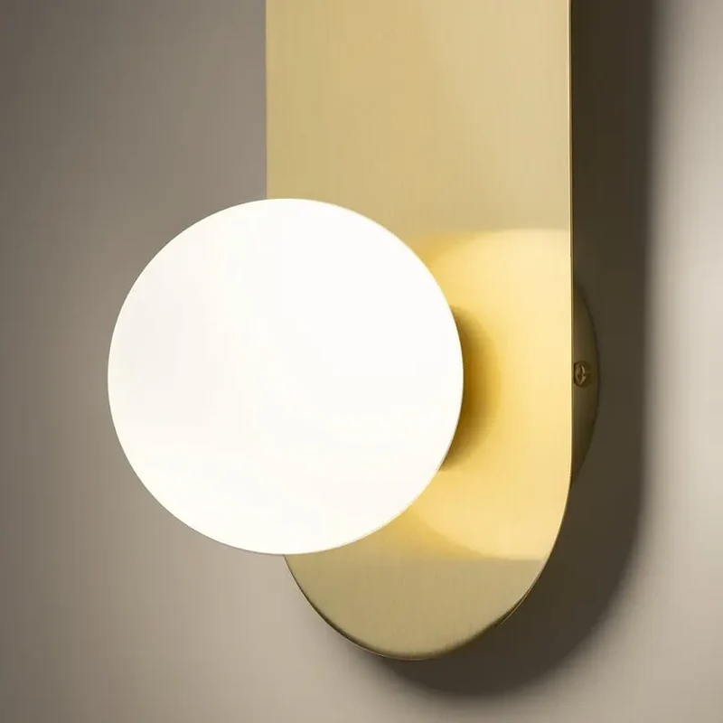 Wandleuchte – Gold Metall, Glas Kugel, G9 Lichtquelle - Bao | Maytoni