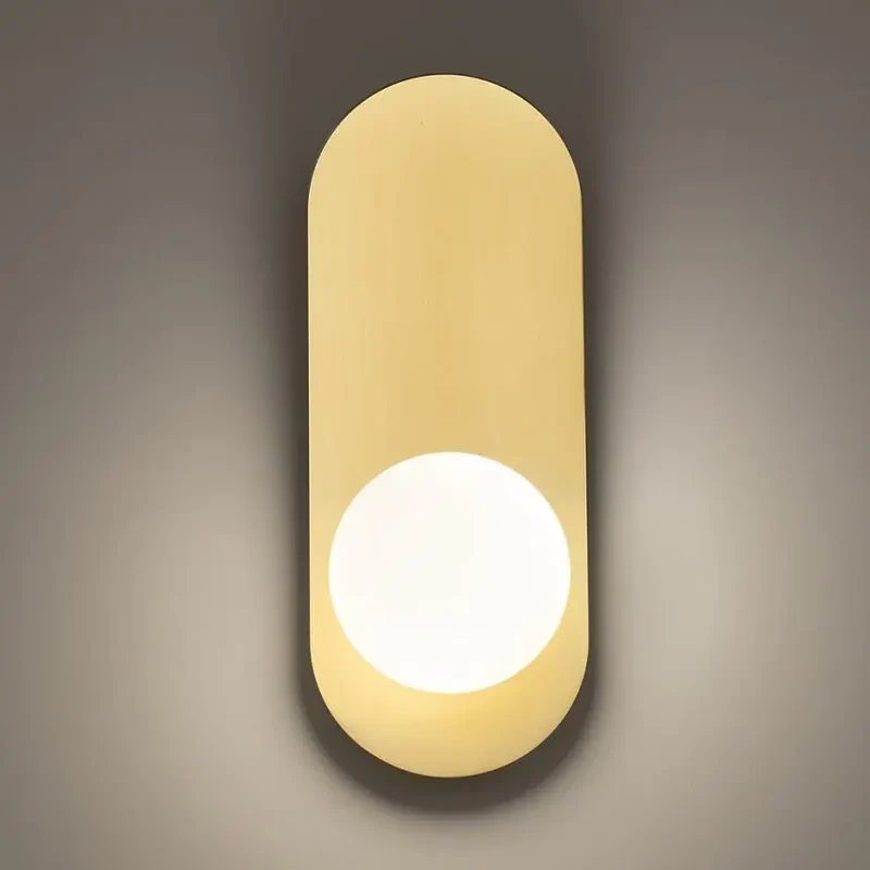 Wandleuchte – Gold Metall, Glas Kugel, G9 Lichtquelle - Bao | Maytoni