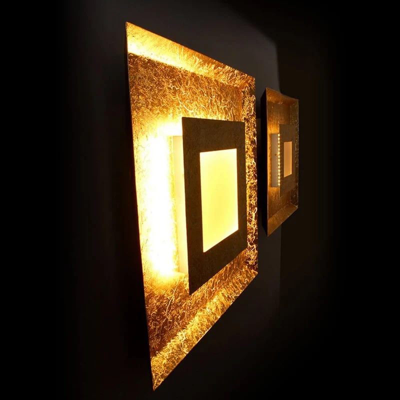 LED Wandleuchte Window M Silberfarben