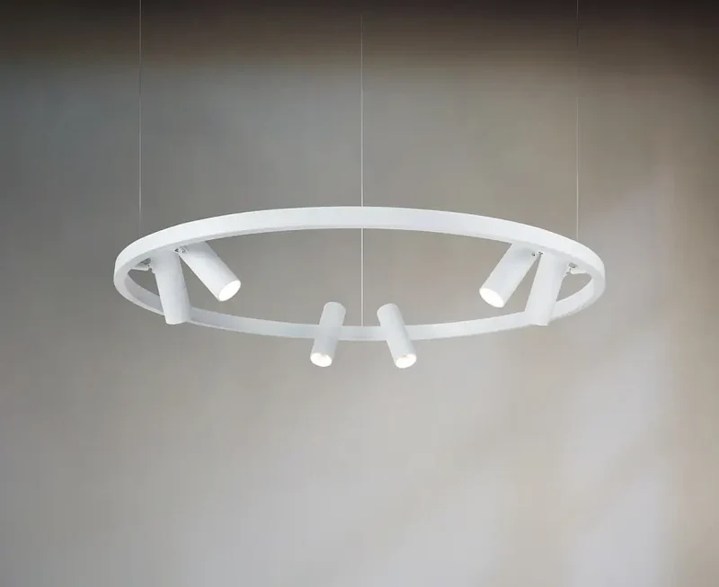 Pendelleuchte – Weißes Finish, Aluminium Rahmen, 42 W LED, IP20 Schutz - Satellite | Maytoni