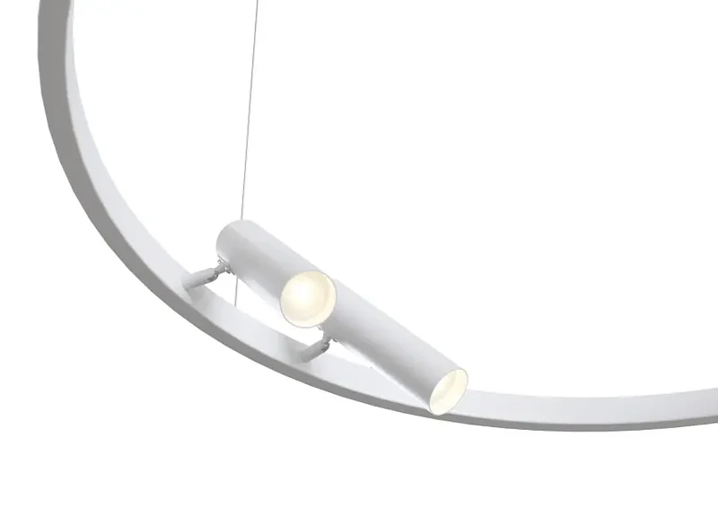 Pendelleuchte – Weißes Finish, Aluminium Rahmen, 42 W LED, IP20 Schutz - Satellite | Maytoni