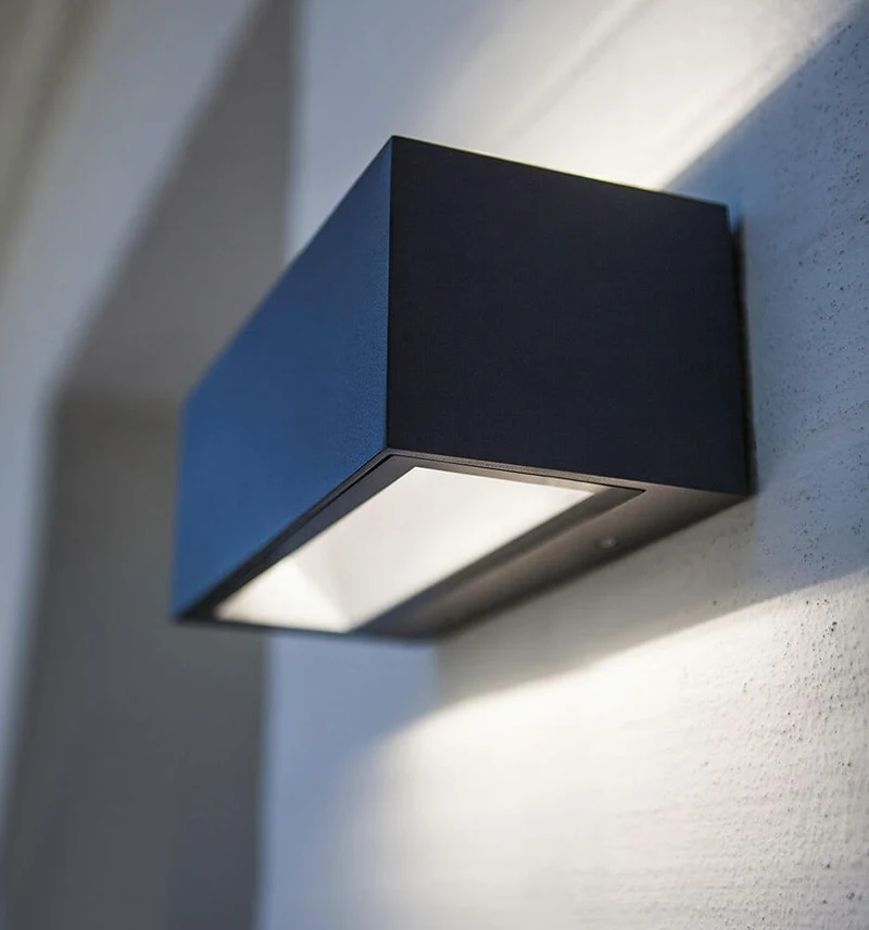 LED Außenwandlampe Gemini IP54 Anthrazit