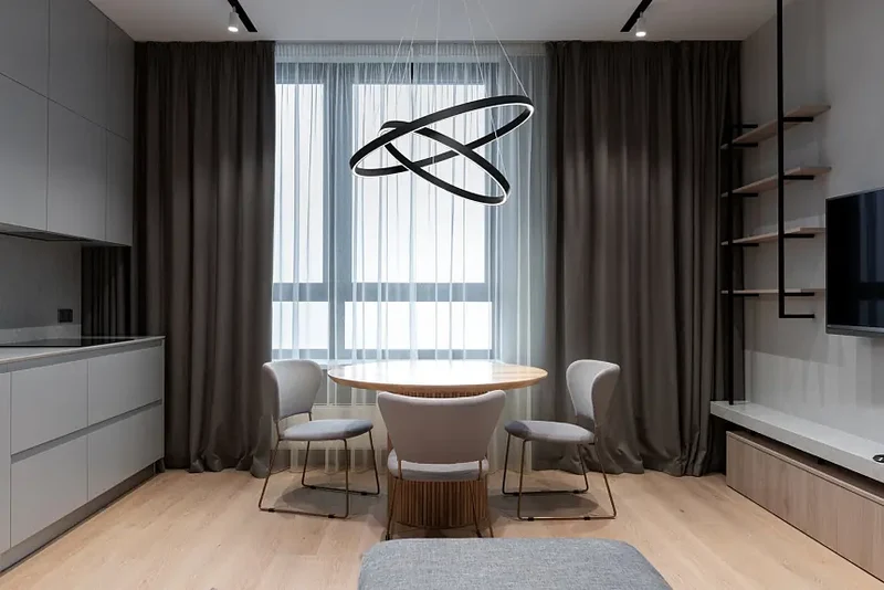 Pendelleuchte – Schwarzes Aluminium, 88W Leistung, Neutralweiß, Ø80 cm - Rim | Maytoni