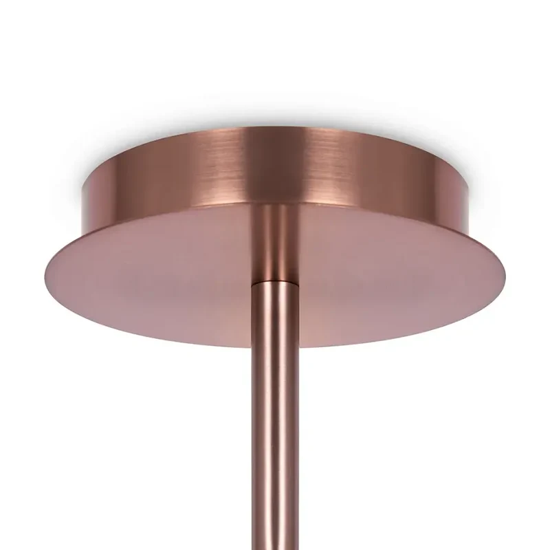 Pendelleuchte – Messingfarbenes Metall, 10 Glasschirme, 10× E14 Fassung, 40 W Leistung - Erich | Maytoni