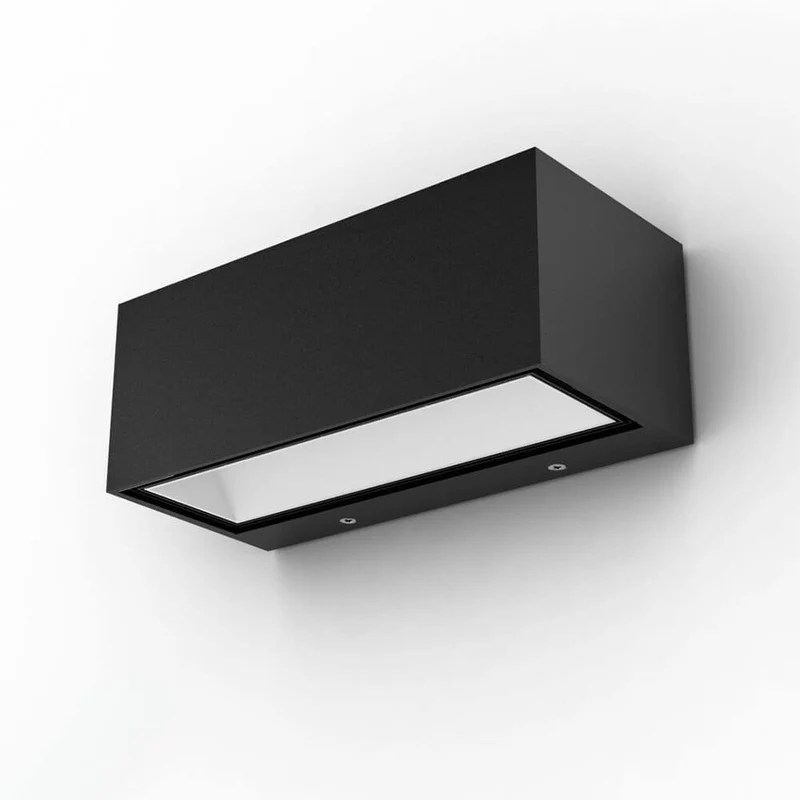 LED Außen-Wandleuchte Gemini IP54 Anthrazit
