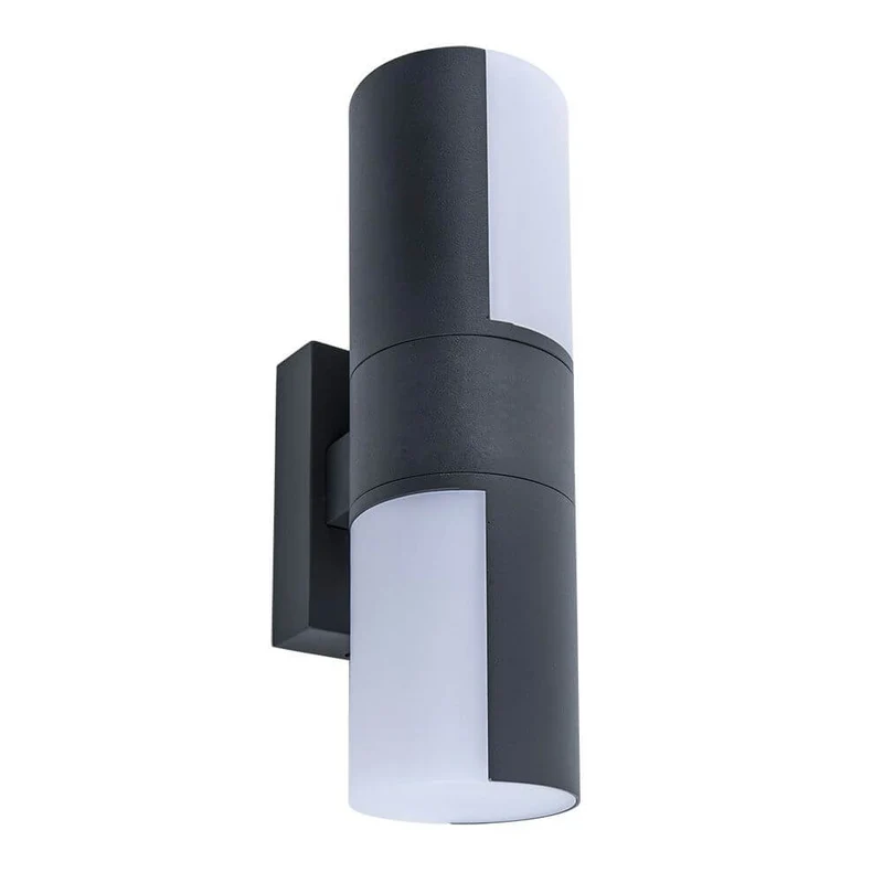 LED Außen-Wandleuchte Cyra IP44 Anthrazit