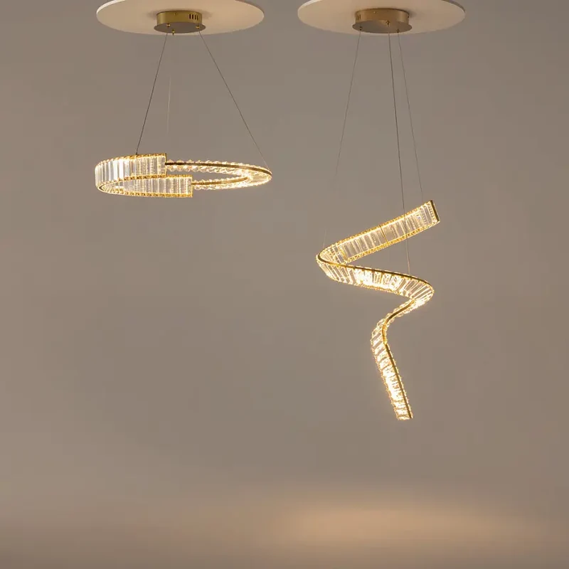 Pendelleuchte – Messingfarbenes Metall, 48 W Leistung, Warmweiß, Ø45 cm - Krone | Maytoni