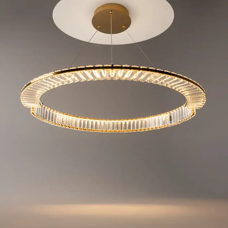 Pendelleuchte – Messingfarbenes Metall, 45 W Leistung, Warmweiß, Ø80 cm - Krone | Maytoni