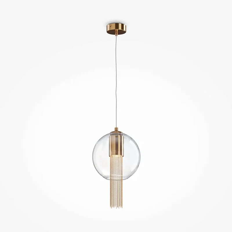 Pendelleuchte – Messing Finish, Metallgehäuse, 20 cm Schirm - Flusso | Maytoni