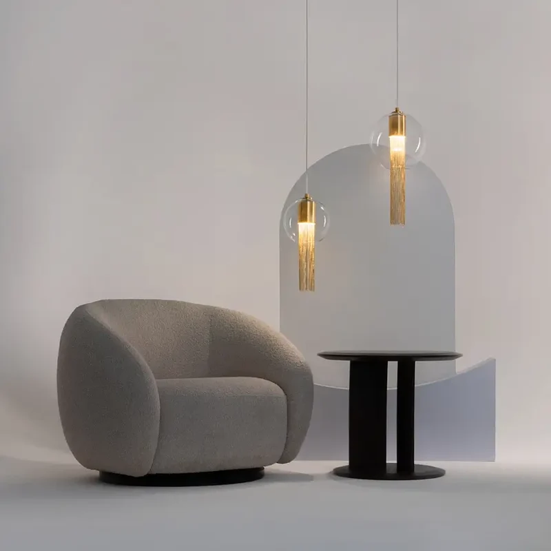 Pendelleuchte – Messing Finish, Metallgehäuse, 20 cm Schirm - Flusso | Maytoni