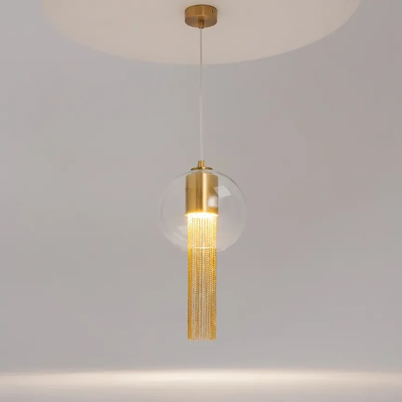 Pendelleuchte – Messing Finish, Metallgehäuse, 20 cm Schirm - Flusso | Maytoni