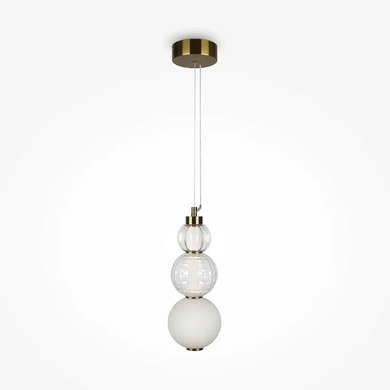 Pendelleuchte – Goldoptik, Metallgestell, 157 cm Höhe - Collar | Maytoni