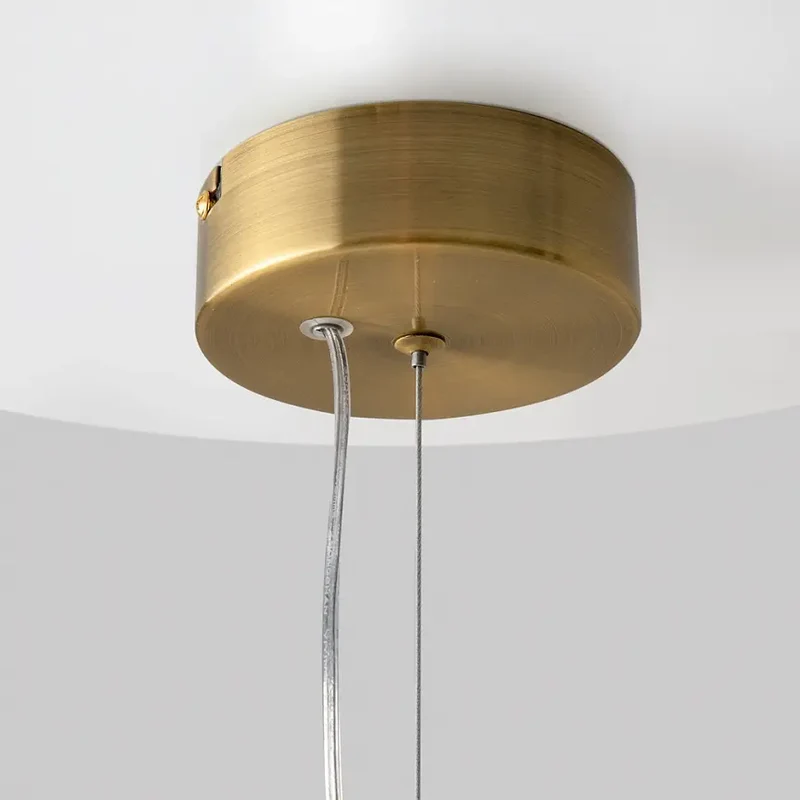 Pendelleuchte – Goldoptik, Metallgestell, 157 cm Höhe - Collar | Maytoni
