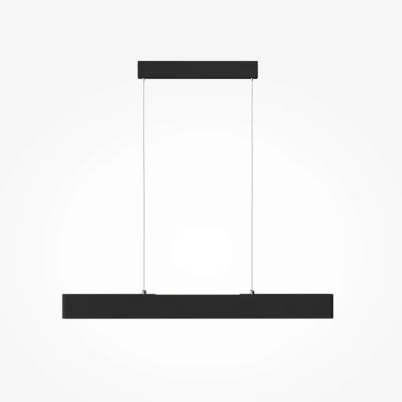 Pendelleuchte – Schwarzes Finish, Metallgehäuse, 23 W Leistung, 100 cm Höhe, Warmweiß - Step | Maytoni
